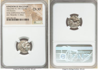 MACEDONIAN KINGDOM. Alexander III the Great (336-323 BC). AR drachm (18mm, 12h). NGC Choice XF. Posthumous issue of Lampsacus, ca. 310-301 BC. Head of...