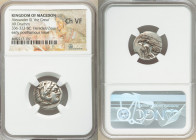 MACEDONIAN KINGDOM. Alexander III the Great (336-323 BC). AR drachm (19mm, 3h). NGC Choice VF. Posthumous issue of Lampsacus, ca. 310-301 BC. Head of ...