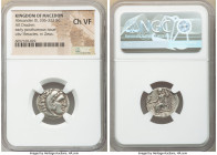 MACEDONIAN KINGDOM. Alexander III the Great (336-323 BC). AR drachm (19mm, 12h). NGC Choice VF. Posthumous issue of Colophon, 310-301 BC. Head of Hera...