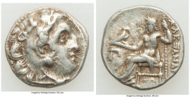 MACEDONIAN KINGDOM. Alexander III the Great (336-323 BC). AR drachm (17mm, 4.11 gm, 11h). Choice Fine. Early posthumous issue of Colophon, ca. 310-301...
