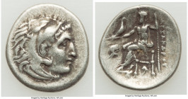 MACEDONIAN KINGDOM. Alexander III the Great (336-323 BC). AR drachm (20mm, 4.25 gm, 11h). VF. Early posthumous issue of Abydus, ca. 310-301 BC. Head o...