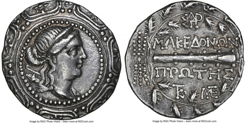 MACEDON UNDER ROME. First Meris. Ca. 167-148 BC. AR tetradrachm (30mm, 16.82 gm,...