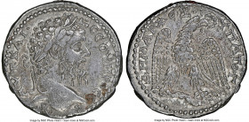 SYRIA. Antioch. Septimius Severus (AD 193-217). AR tetradrachm (27mm, 12h). NGC Choice VF. AD 205-211. AYT • KAI • CЄOYHPOC CЄ-B •, laureate bust of S...
