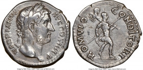 Hadrian (AD 117-138). AR denarius (18mm, 7h). NGC Choice VF, Fine Style. Rome, ca. AD 130. HADRIANVS-AVG COS III P P, laureate head of Hadrian right /...