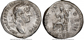 Hadrian (AD 117-138). AR denarius (18mm, 7h). NGC Choice VF. Rome, AD 120-121. IMP CAESAR TRAIAN H-ADRIANVS AVG, laureate head of Hadrian right / P M ...