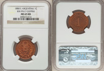 Republic copper Pattern Centavo 1880-E MS65 Red and Brown NGC, KM-Pn17. Superior semi-Prooflike fields, crisply struck, sharp edges. 

HID0980124201...