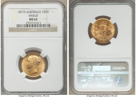 Victoria gold "Shield" Sovereign 1877-S MS62 NGC, Sydney mint, KM6. AGW 0.2355 oz. 

HID09801242017

© 2020 Heritage Auctions | All Rights Reserve...