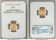 Republic gold 5 Colones 1899 MS64 NGC, Philadelphia mint, KM142. AGW 0.1126 oz. 

HID09801242017

© 2020 Heritage Auctions | All Rights Reserved