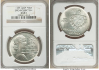 Republic "ABC" Peso 1935 MS63 NGC, Philadelphia mint, KM22. Ex. EMO Collection

HID09801242017

© 2020 Heritage Auctions | All Rights Reserved