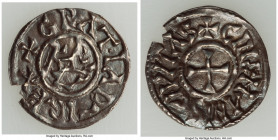 Carolingian. Charles the Bald (840-877) Denier ND (864-877) XF (Chipped), Le Mans mint, Class 2, Dep-559. 20.3mm. 1.76gm. Small edge flan chip. 

HI...