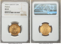 Prussia. Wilhelm I gold 20 Mark 1876-A MS63 NGC, Berlin mint, KM505. AGW 0.2305 oz. 

HID09801242017

© 2020 Heritage Auctions | All Rights Reserv...