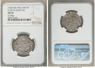Henry VIII (1509-1547) Groat ND (1526-1544) AU55 NGC, London mint, Lis mm, Second coinage, S-2337E. 2.64gm. 

HID09801242017

© 2020 Heritage Auct...
