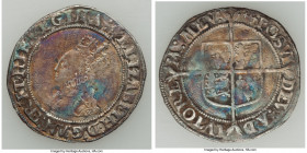 Elizabeth I (1558-1603) Shilling ND (1560-1561) Fine (Cleaned, Tooled), Tower mint, Cross crosslet mm, Second Issue, S-2555. 33mm. 6.04gm. 

HID0980...
