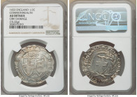 Commonwealth 1/2 Crown 1653 AU Details (Obverse Damage) NGC, KM391.1, S-3215. 15.22gm. 

HID09801242017

© 2020 Heritage Auctions | All Rights Res...