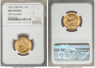 George IV gold Sovereign 1822 UNC Details (Obverse Cleaned) NGC, KM682, S-3800. AGW 0.2355 oz. 

HID09801242017

© 2020 Heritage Auctions | All Ri...