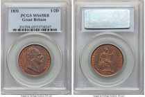 William IV 1/2 Penny 1831 MS65 Red and Brown PCGS, KM706, S-3847.

HID09801242017

© 2020 Heritage Auctions | All Rights Reserved