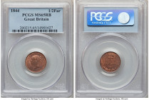 Victoria 1/2 Farthing 1844 MS65 Red and Brown PCGS, KM738, S-3951. 

HID09801242017

© 2020 Heritage Auctions | All Rights Reserved