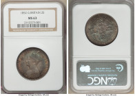 Victoria "Gothic" Florin 1852 MS63 NGC, KM746.1, S-3891. Old toning in shades of russet and midnight blue. 

HID09801242017

© 2020 Heritage Aucti...