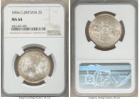 Victoria "Gothic" Florin 1856 MS64 NGC, KM746.1, S-3891. Beautiful satin finish with taupe and peach tone. 

HID09801242017

© 2020 Heritage Aucti...