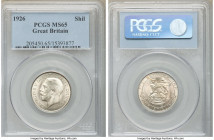George V Shilling 1926 MS65 PCGS, KM816a. Round pearls (around border) variety. 

HID09801242017

© 2020 Heritage Auctions | All Rights Reserved