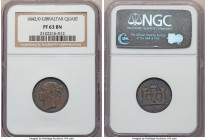 British Colony. Victoria Proof Quart 1842/0 PR63 Brown NGC, KM2. Teal-blue toned chocolate surfaces. 

HID09801242017

© 2020 Heritage Auctions | ...