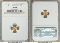 Republic gold 4 Reales 1864-R MS63 NGC, KM135. An alluring example with full mint brilliance and buttery golden color.

HID09801242017

© 2020 Her...