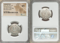 Abbasid Governors of Tabaristan. Sa'id ibn Da'laj (AH 160-162 / AD 776-778) Hemidrachm PYE 125 (AH 160 / AD 776) MS NGC, Tabaristan mint, A-58. Silk R...