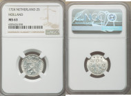 Holland. Provincial 2 Stuivers 1724 MS63 NGC, KM48. Untoned frosted surfaces. 

HID09801242017

© 2020 Heritage Auctions | All Rights Reserved