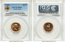 Elizabeth II gold Proof 1/2 Pound 1954 PR66 PCGS, Pretoria mint, KM53. Mintage 1,275. Deep watery fields of brilliant reflectivity. 

HID09801242017...