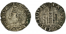 REINOS DE CASTILLA Y LEÓN. ENRIQUE II. Cornado. Toledo. CASTELVE: ELEGIONIS: en rev. AR 0,93 g. 19,48 mm. III-492. BMM-673.1. MBC+.