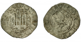 REINOS DE CASTILLA Y LEÓN. ENRIQUE III. Blanca. Burgos. AR 1,78 g. 22,62 mm. III-597. BC+.