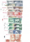 BILLETES ESPAÑOLES. BANCO DE ESPAÑA. Lote de 10 billetes con serie. 1000 ptas. 1985 y 1992; 5000 ptas. 1979 y 1992; 2000 ptas. 1980 y 1992; 1000 ptas....