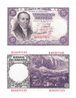 BILLETES ESPAÑOLES. BANCO DE ESPAÑA. 25 Pesetas. 2-1946. Serie H. ED-D51a. S.C.