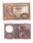 BILLETES ESPAÑOLES. BANCO DE ESPAÑA. 100 Pesetas. 5-1948. Serie C. ED- D57a. SC.