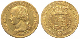 Regno di Sardegna - Vittorio Emanuele I (1802-1821) 20 Lire 1817 - Zecca di Torino - RARA - Au
BB+

 Shipping only in Italy