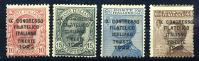Filatelia - ITALIA REGNO - 1922 Congresso filatelico di Trieste (123/23) Cat. 4000 €
Nuovi senza Linguella

 Shipping only in Italy