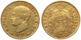 Napoleone I Re d'Italia (1805-1814) 40 Lire 1810 del II° Tipo - Au - Gig. 75
n.a.

 Shipping only in Italy