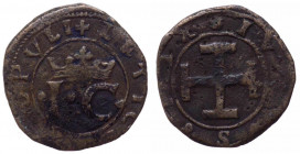 Regno di Napoli - Giovanna la Pazza e il figlio Carlo (1516-1519) Sestino del tipo con corona reale - MIR 122 - Mi - gr. 2,60
MB+/qBB

 Shipping on...