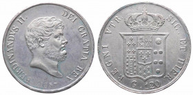 Regno delle Due Sicilie - Ferdinandno II (1830-1859) Piastra da 120 Grana 1857 del VI° Tipo - Ag - gr. 27,49 - Gig. 88
n.a.

 Shipping only in Ital...