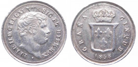 Regno delle Due Sicilie - Ferdinando II di Borbone (1830-1859) Mezzo Carlino da 5 Grana 1838 del I° Tipo - Ag - gr.1,18 Gig. 14
n.a.

 Shipping onl...