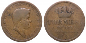 Regno delle Due Sicilie - Ferdinando II (1830-1859) 10 Tornesi 1848 - R2 MOLTO RARA - Cu - gr. 31,57 - Gig. 195
MB+/qBB

 Shipping only in Italy