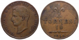 Regno delle Due Sicilie - Francesco II (1859-1860) 10 Tornesi 1859 - Cu - gr.31,04
n.a.

 Shipping only in Italy