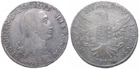 Regno di Sicilia - Palermo - Ferdinando III (1759-1816) 12 Tarì 1797 - Ag-gr. 27.10
n.a.

 Shipping only in Italy