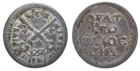 Stato Pontificio - Pio VI (1775-1799) Muraiola da 4 Baiocchi 1793 - Muntoni 91 - Mi - gr.2,37
BB+

 Shipping only in Italy