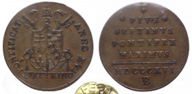 Stato Pontificio - PIo VII (1800-1821) Quattrino 1816 anno XVI del IV° Tipo - Cu - Gig. 75
SPL

 Shipping only in Italy
