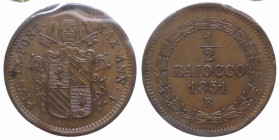 Stato Pontificio - Pio IX (1846-1878) Mezzo Baiocco 1851 anno V del II° Tipo - Zecca di Bologna - Cu - Gig. 251
FDC

 Shipping only in Italy