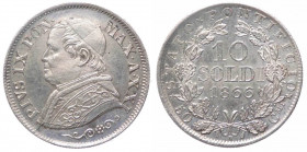 Stato Pontificio - Pio IX (1846-1878) 10 Soldi 1866 anno XXI - Ag - gr. 2,51 - Gig. 304
n.a.

 Shipping only in Italy