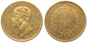 Vittorio Emanuele II (1849-1861) 20 Lire 1854 - Zecca di Genova - Au
BB+

 Shipping only in Italy