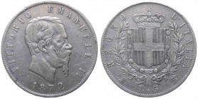 Regno d'Italia - Vittorio Emanuele II (1861-1878) 5 lire 1872, Zecca di Milano - Gig.44 - Ag
BB

 Shipping only in Italy