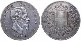 Regno d'Italia - Vittorio Emanuele II (1861-1878) 5 lire 1876, Zecca di Roma - Gig.51 - Ag
BB

 Shipping only in Italy